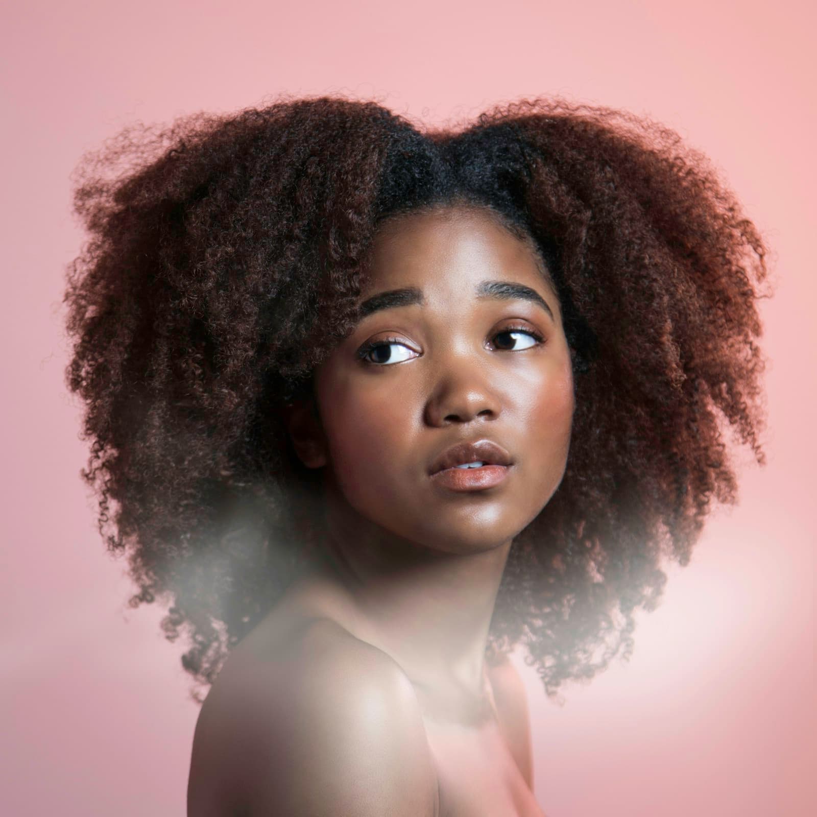 Imani Cole, brow and lash artist at MARMO, in an editorial portrait